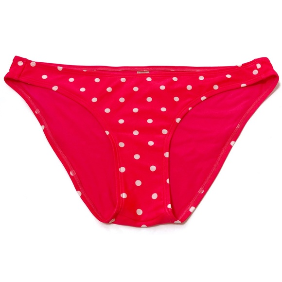 neon coral bikini bottoms